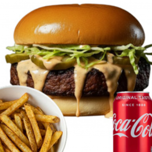 The Chompp Veggie Burger Meal