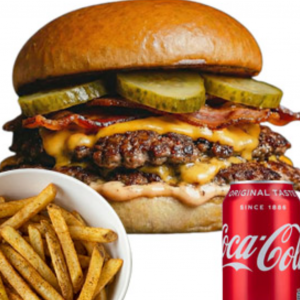 Chompp House Burger Meal
