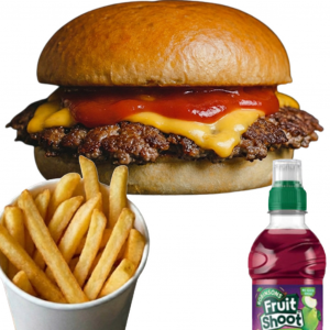 Kid's Single Smash Burger Meal