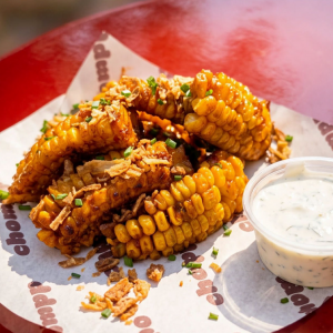 Garlic Butter Corn Ribs