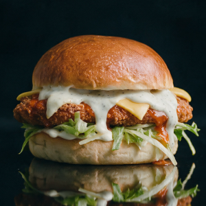 Veggie Buffalo Frank Burger