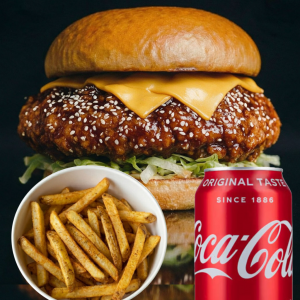 Veggie Korean Burger Meal